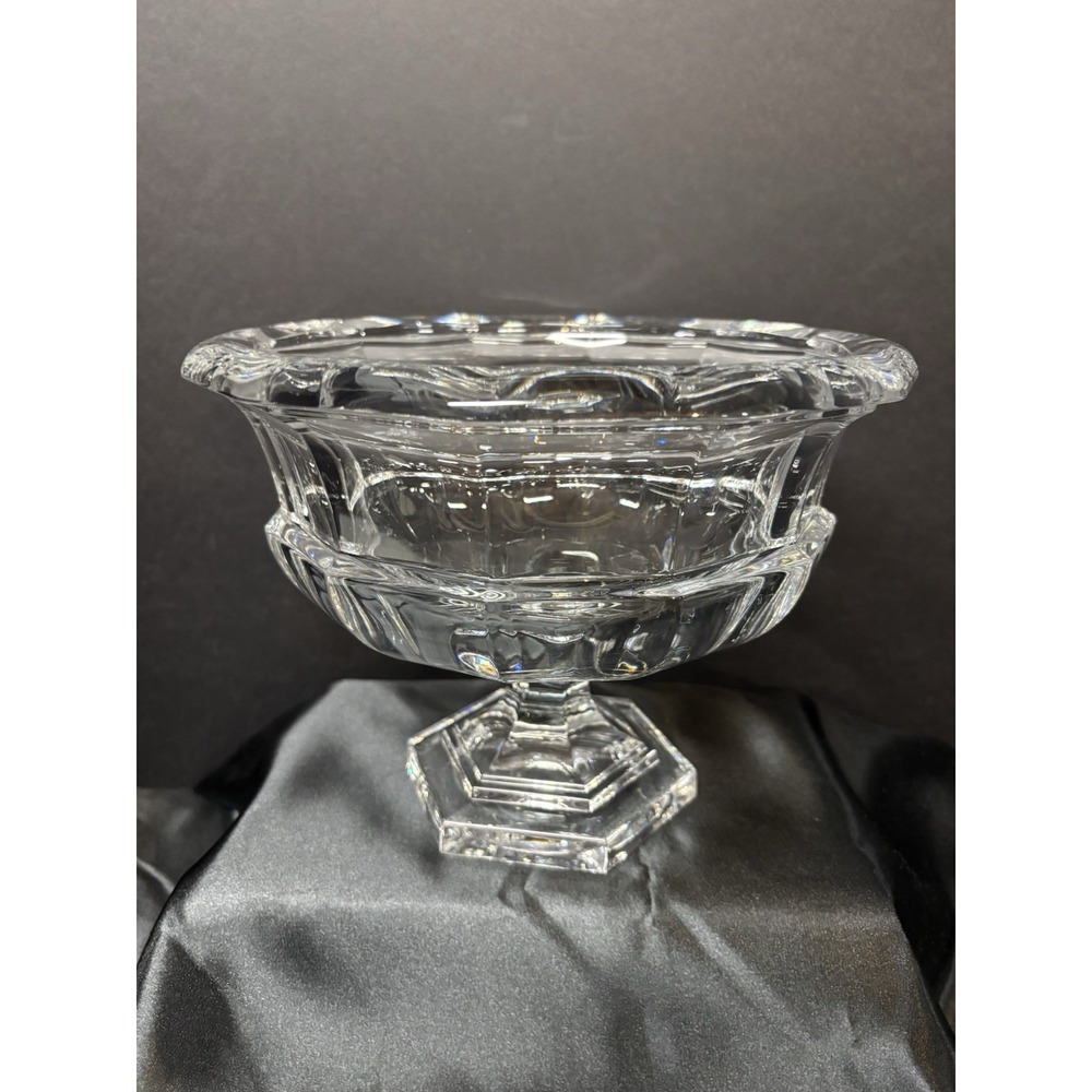 Mid-Century Crystal Fruit Centerpiece, 1950's Bavarian Crystal 24%